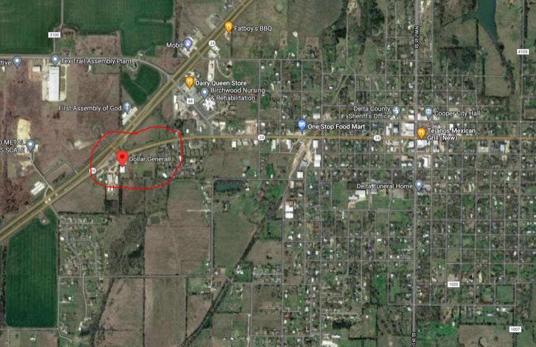 Dollar General | Cooper TX: 1701 W Dallas Ave, Cooper, TX 75432